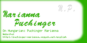 marianna puchinger business card